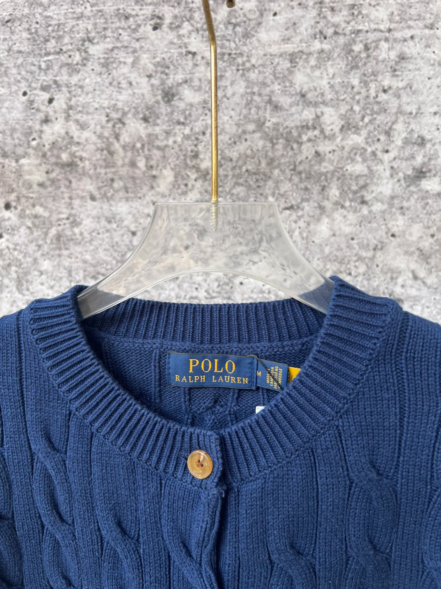 P240 Ralph Lauren autumn women's knitted rubber flower cardigan sweater, Xiaohongshu traffic password, classic rubber flower cardigan buttons, original pure cotton yarn craftsmanship, slim fit upper body, lazy old money style